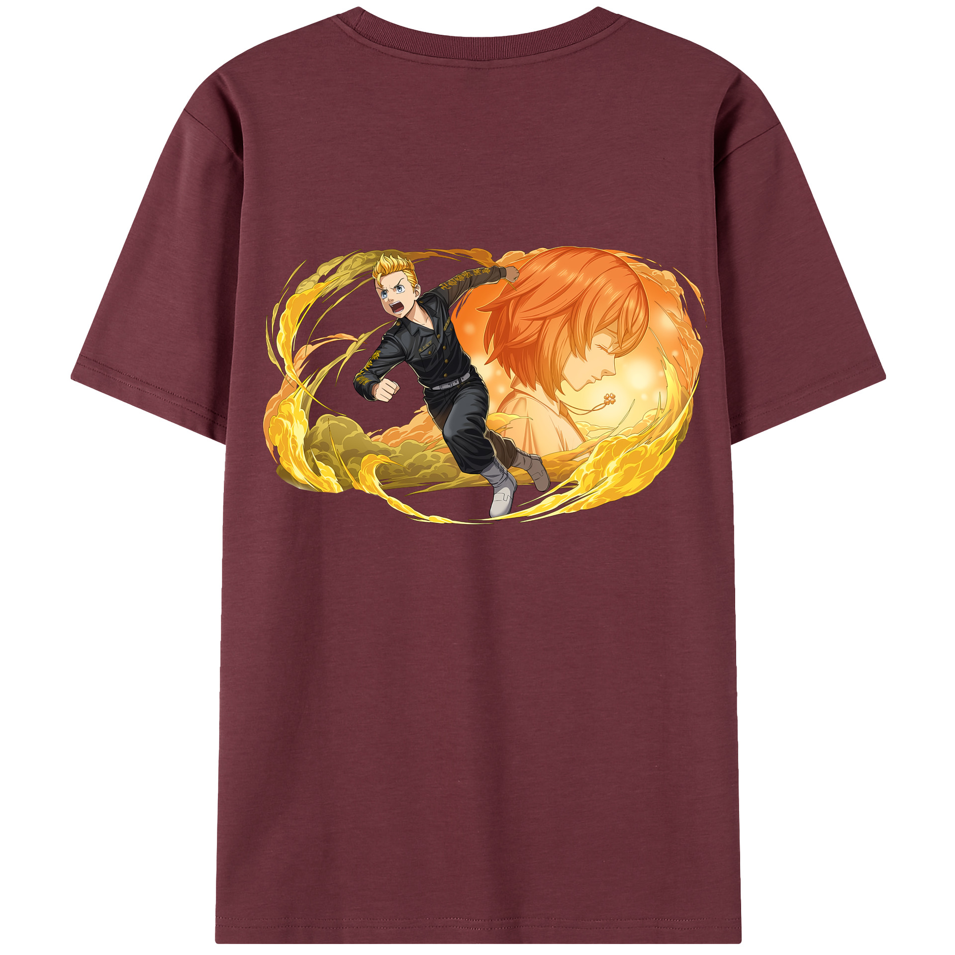 （画像用） 東京リベンジャーズ Tokyo Revengers 綿100％半袖Tシャツ（背面プリント）